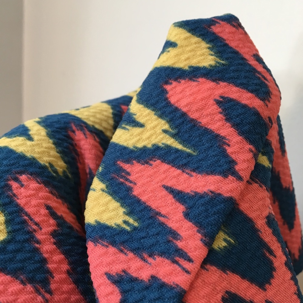LuLaRoe Cassie Woman’s XS Pencil Skirt Yellow Red - Picture 3 of 8